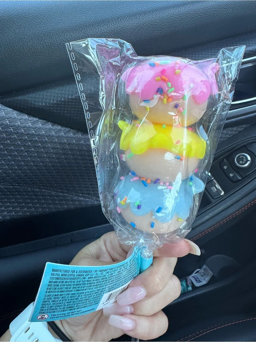 Taba-licious Stick  of donut Squishy donut Pastel Pink, Yellow, Blue